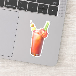 Creatieve Bloody Mary Cocktail Sticker