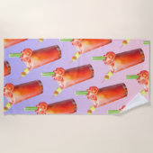 Creatieve Bloody Mary Cocktail Strandlaken (Voorkant)