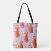 Creatieve Bloody Mary Cocktail Tote Bag (Achterkant)