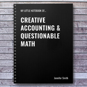Creatieve Boekhouding & Twijfelachtige Wiskunde No Notitieboek