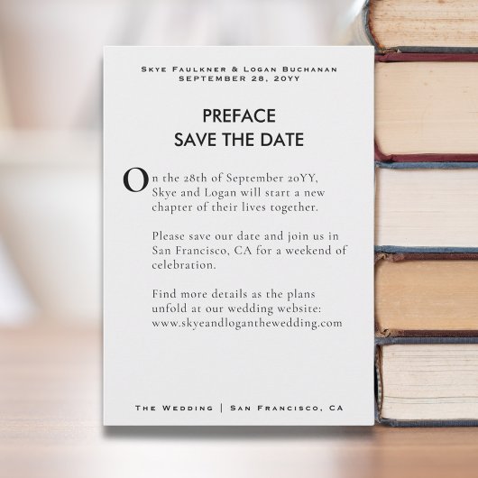Creatieve Boekpagina Huwelijk Save the Date