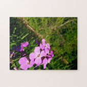Creatieve bossen bloem groene foto puzzel legpuzzel (Horizontaal)