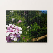 Creatieve bossen bloem groene foto puzzel legpuzzel (Horizontaal)