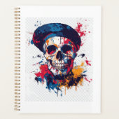 Creatieve botten � Grappige kunstenaar schedel Planner (Voorkant)
