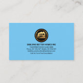 Creatieve BOUWBOUW-koppeling Visitekaartje (Achterkant)