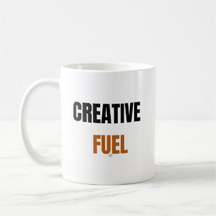 creatieve brandstof koffiemok