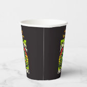 Creatieve buitenaardse kunst die verlangen naar co papieren bekers (Rechts)