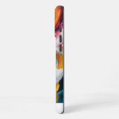 Creatieve Cadeau: Levendig Abstract iPhone Hoesje (Linkerkant)