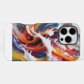 Creatieve Cadeau: Levendig Abstract iPhone Hoesje (Achterkant horizontaal)