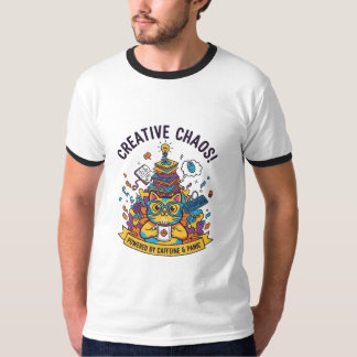 Creatieve Chaos" Grappige Kat voor Kunstenaars & S T-shirt