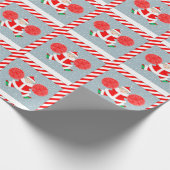 Creatieve Cheerleader Kerstcadeau Cadeaupapier (Hoek)