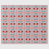Creatieve Cheerleader Kerstcadeau Cadeaupapier (Vlak)