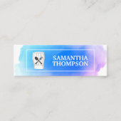 Creatieve Chef | Kookgerei Aquarel Mini Visitekaartje (Voorkant)