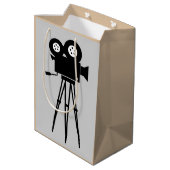 CREATIEVE CINEKAMERA EN DRIEMATIG ONTWERP MEDIUM CADEAUZAKJE (Achterkant Gekanteld)