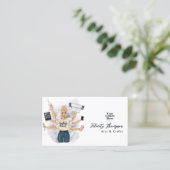 Creatieve Crafting Queen Stijlvol Branding Ontwerp Visitekaartje (Staand voorkant)