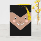 Creatieve diploma kaart (Gele Bloem)