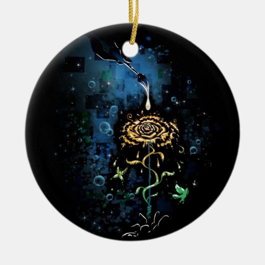 Creatieve dromen keramisch ornament (Voorkant)