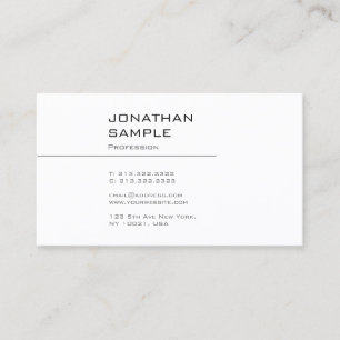 Creatieve Eenvoudige Grafisch Ontwerp Professional Visitekaartje