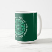 Creatieve eenvoudige kleur bloem geschenk moeder v koffiemok (Voorkant rechts)