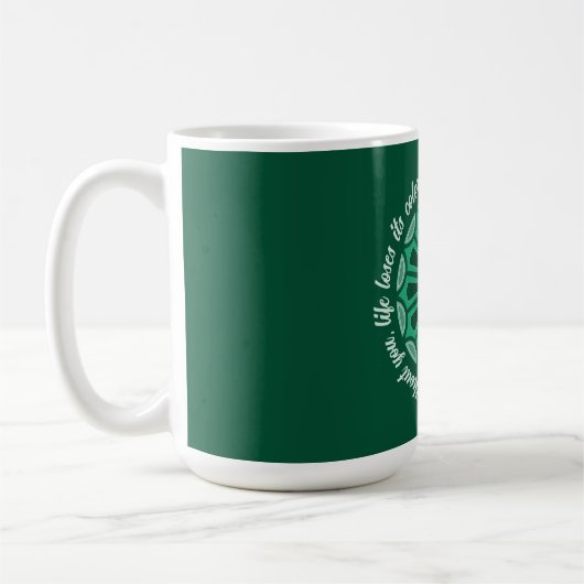 Creatieve eenvoudige kleur bloem geschenk moeder v koffiemok (Links)