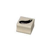 Creatieve en leuke aubergine kunst miniatuur rubberstempel (Stempel)
