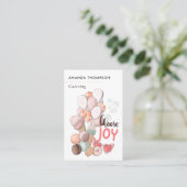 Creatieve evenementen catering visitekaartje (Staand voorkant)