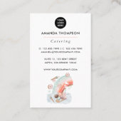 Creatieve evenementen catering visitekaartje (Achterkant)