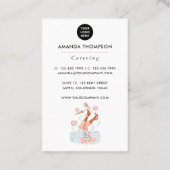 Creatieve evenementen catering visitekaartje (Achterkant)