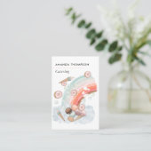 Creatieve evenementen catering visitekaartje (Staand voorkant)