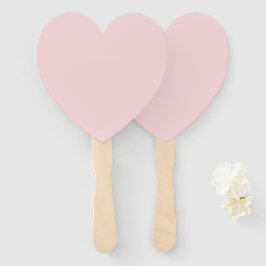 Creatieve expressie Blush Pink Heart Handwaaier