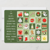 Creatieve familie Kerstmis vakantie kaarten (Voorkant)