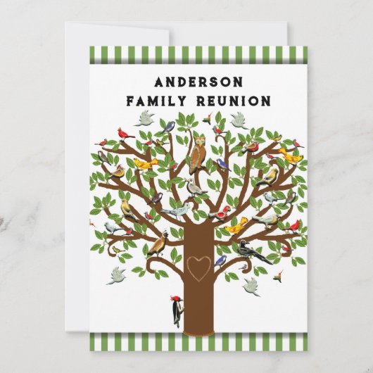 Creatieve familiereünie kaart (Voorkant)