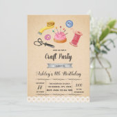 Creatieve feestuitnodiging kaart (Staand voorkant)