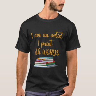 Creatieve fictie schrijvers blokkeren auteur grafi t-shirt