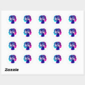 Creatieve focus ronde sticker (Vel)