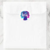 Creatieve focus ronde sticker (Tas)
