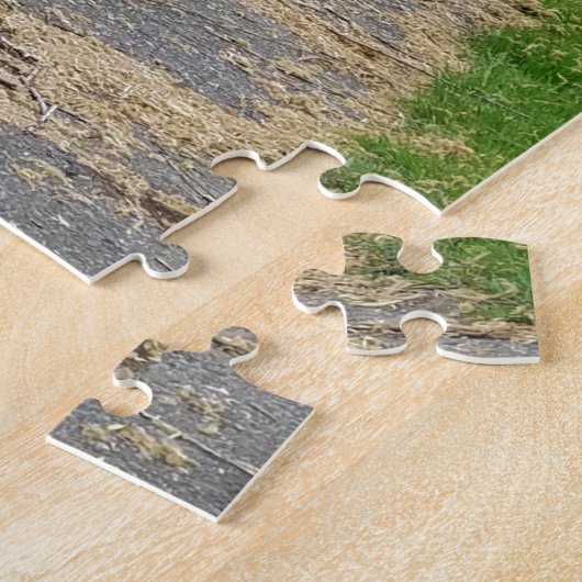 Creatieve gazebo herfst foto puzzel legpuzzel (Zijkant)