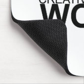 Creatieve geest op het werk muismat (Hoek)