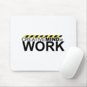 Creatieve geest op het werk muismat (Met muis)