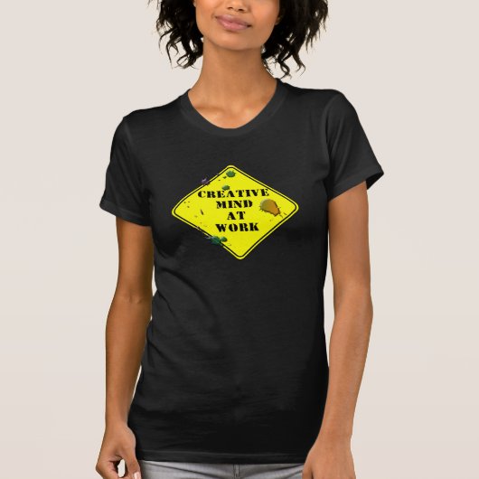 creatieve geest op het werk t-shirt (Voorkant)