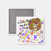 Creatieve geesten zijn zelden opgeruimde magneten (Voorkant / Achterkant)