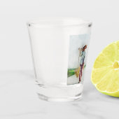 Creatieve geïllustreerde baraccessoires voor feest shot glas (Links)