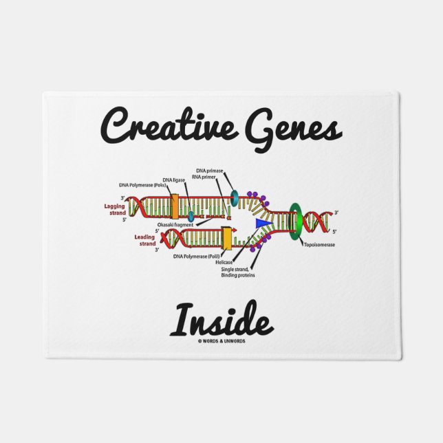 Creatieve genen in DNA-replicatie Deurmat (Voorkant)