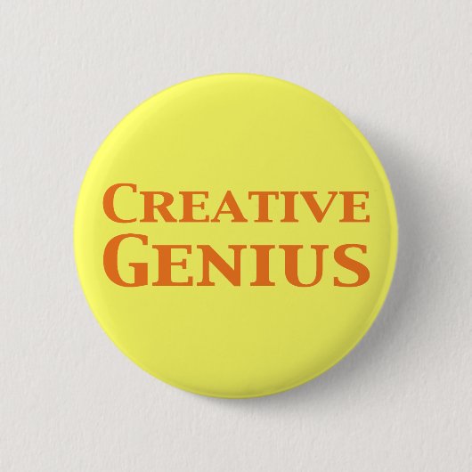 Creatieve Geniale Geschenken Ronde Button 5,7 Cm (Voorkant)
