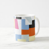 Creatieve geometrische vormen, ontwerp van het len koffiemok (Voorkant rechts)