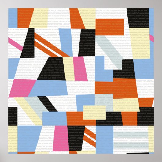 Creatieve geometrische vormen, ontwerp van het len poster (Voorkant)