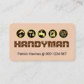 Creatieve Geschroefde HANDYMAN-gereedschap Visitekaartje (Voorkant)