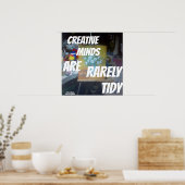 CREATIEVE GEVOLGEN ZIJN ZELDEN TIJDY-POSTER POSTER (Keuken)