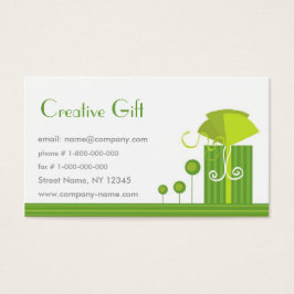 Creatieve Gift Shop Business Card Template Visitekaartjes