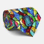 Creatieve Glas-in-Lood Kunst Stropdas (Opgerold)